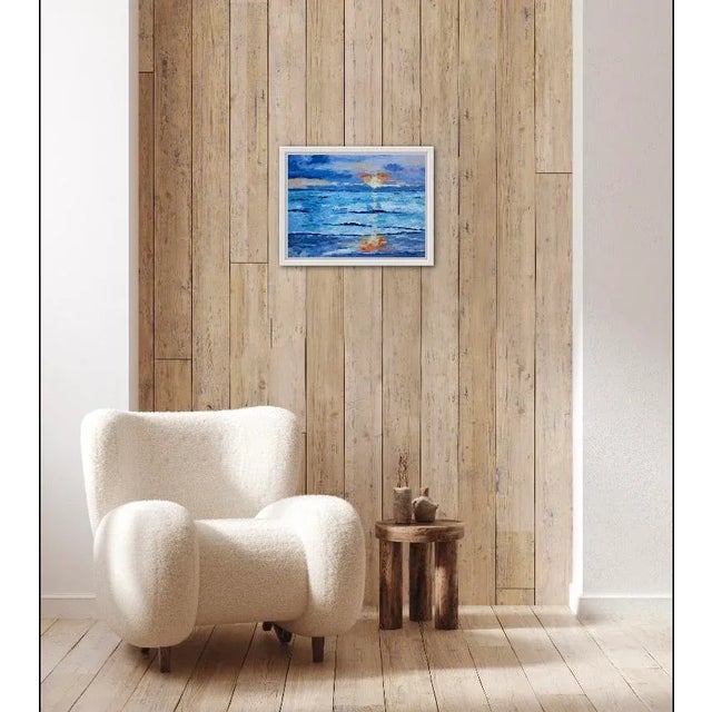 Maui Sunset Impressionist Oil Painting Seascape For Sale - Image 4 of 9