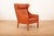 Model 2204 Wingback Armchair in Wood and Leather by Børge Mogensen for Frederica, 1963 For Sale - Image 3 of 16