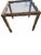 Vintage Carved Faux Bois Mid Century Side Table Hollywood Regency Carved Wood For Sale - Image 13 of 18