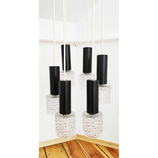 Pendant Lamp from Elektorinstala, Czechoslovakia, 1970s For Sale - Image 6 of 7