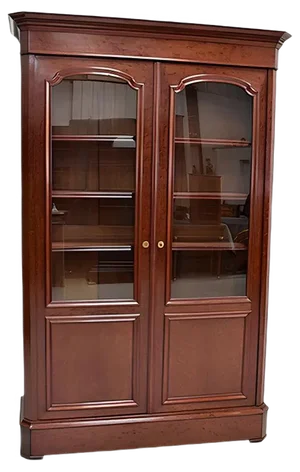 19th Century Mahogany Veneer Cabinet