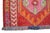 1960s Turkish Runner Rug. Hand-Knotted Tribal Red, Pink Color Hallway Rug, Kitchen Decor - 2′10" × 12′1" For Sale - Image 14 of 16
