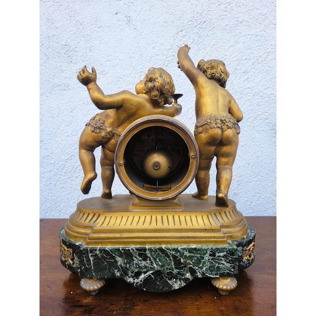 19th Century Gilt Bronze Fireplace Trim Set from Clodion, Set of 3 For Sale - Image 16 of 18