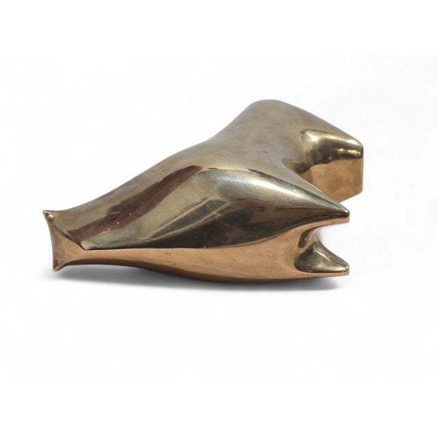 Modernist Bronze Bull Sculpture, 1970s For Sale - Image 11 of 12