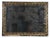 A vintage mid-century rectangular wall mirror in the églomisé style, with a wide border of reverse-painted and gilded...