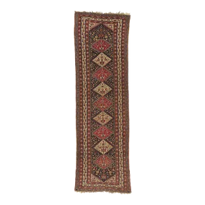Early 20th Century Antique Persian Shiraz Rug Runner, 03'03 X 10'11