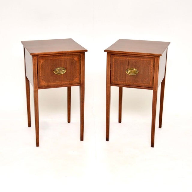 Antique Edwardian Side Tables, 1900s, Set of 2 For Sale - Image 13 of 13