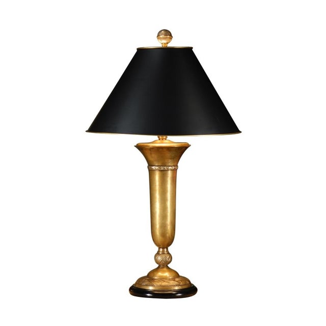 Wildwood Wildwood Cedric Brass Table Lamp For Sale - Image 4 of 4