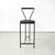 Italian Modern High Stool in Black Metal and Rubber, 1980s For Sale - Image 15 of 15