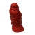 This is a Chinese Happy Buddha statue made of red Cinnabar - Zhusha which is believed to have Fengshui purpose in the...