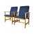 Lounge Chairs in Oak by Børge Mogensen for Fredericia Stolfabrik, Set of 2 For Sale - Image 9 of 9