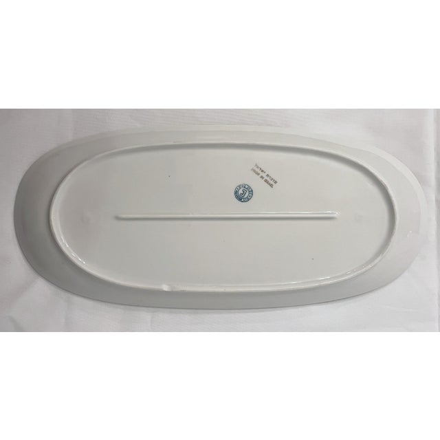 Ceramic Mid 20th Century Naaman Ltd. Muskey Fish Serving Set - 8pcs For Sale - Image 7 of 8