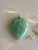 1950s Vintage 14k Gold & Natural Grade a Green Jadeite "Longevity Peach" Heart Pendant For Sale - Image 5 of 7