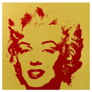 Sunday B. Morning after Andy Warhol, Golden Marilyn 40, Silkscreen Print For Sale