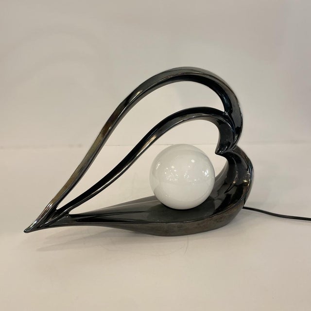 Ceramic Table Lamp in the style of Harris Lamps, 1970 For Sale - Image 17 of 18