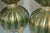 Gold Murano Glass Footed Table Lamps in Green and Gold, a Pair For Sale - Image 8 of 10