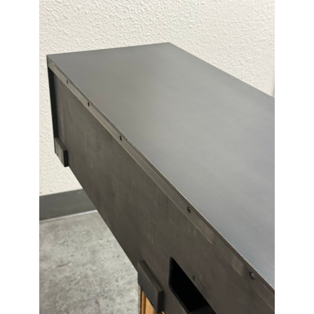 Wood Room & Board Hover Wall Mounted Cabinet For Sale - Image 7 of 12