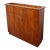 1960s Mid-Century Modern Walnut Trough Planter Room Divider Cabinet For Sale