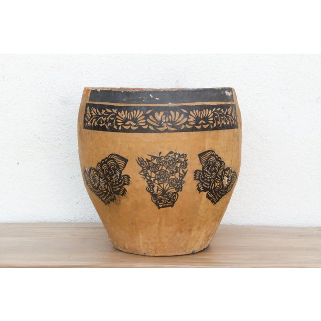 1950s Mythical Guardian Paper Maché Basket For Sale - Image 5 of 12