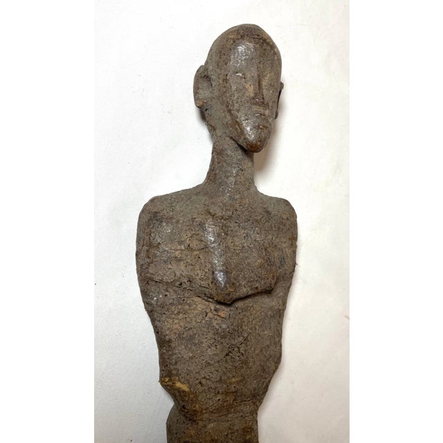 19th Century Antique 1800's African Tanzania Zigua Wrapped Ceremonial Fetish Doll Figure For Sale - Image 5 of 14