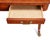 Late 20th Century Vintage Maitland-Smith Leather-Wrapped Regency-Style Games Table W/Brass Paw Feet For Sale - Image 5 of 10