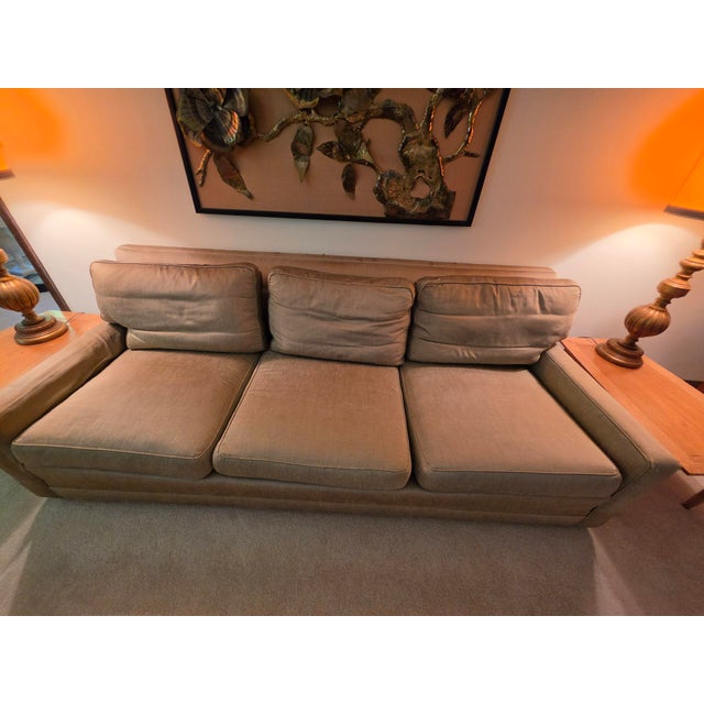 Mid-Century Modern 1960s Edward Wormley Dunbar Mid-Century Modern Couch For Sale - Image 3 of 17