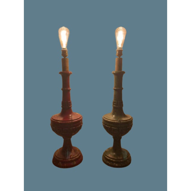 Electrified Candleholders, 1900s, Set of 2 For Sale - Image 4 of 18