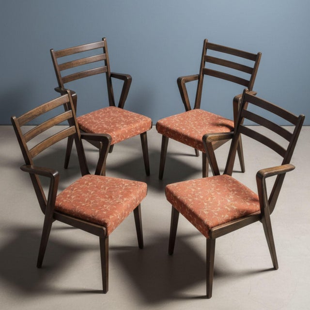 1970s Mid-Century Chairs from Jitona, 1970s, Set of 4 For Sale - Image 5 of 7