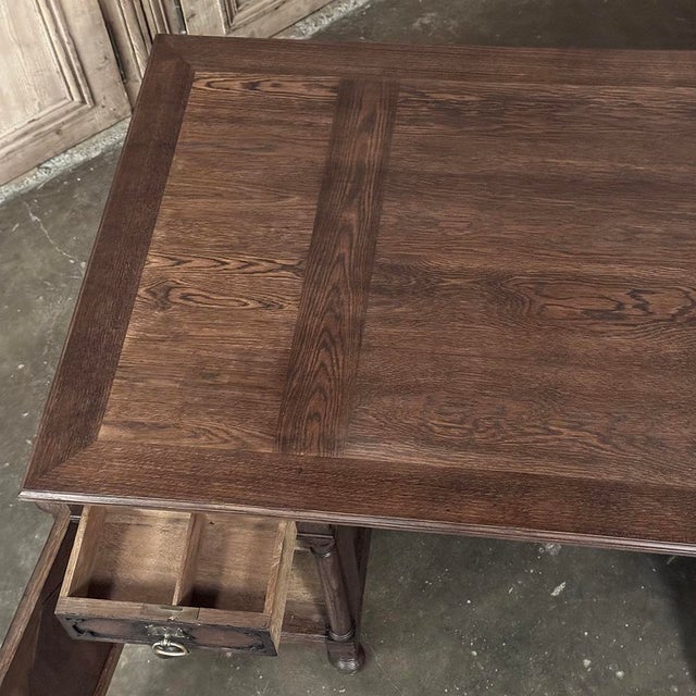 Mid-Century Neogothic Executive Desk by Jansen & Sons of Amsterdam For Sale - Image 17 of 18