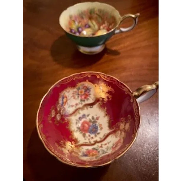 1940s English Cups & Saucers Set- 6 Pieces For Sale - Image 10 of 10