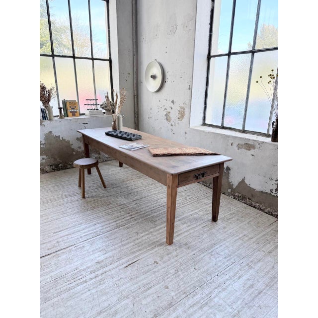 Vintage Farmhouse Table in Oak, 1950s For Sale - Image 9 of 18
