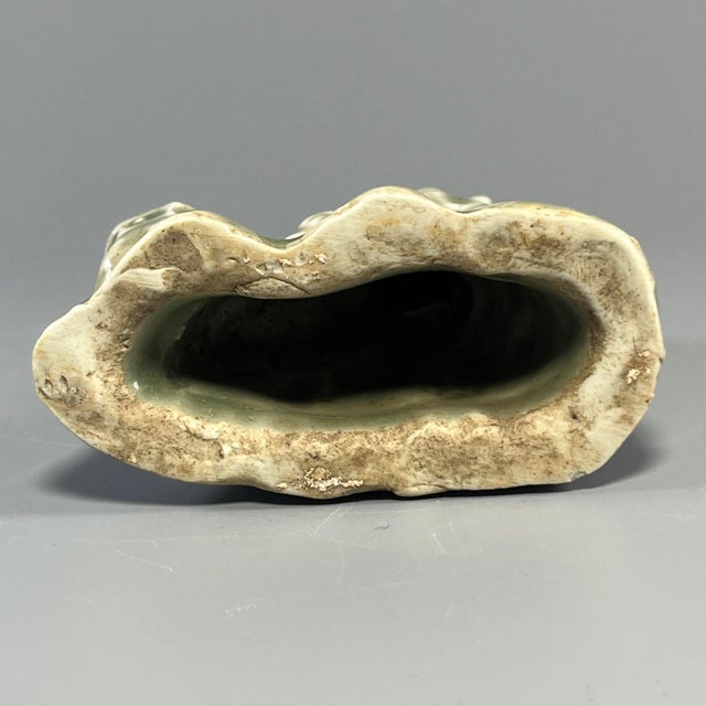 16th Century Antique Chinese Celadon Ceramic Figurine, Collectible For Sale - Image 5 of 5
