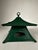 Japanese Vintage Cast Iron Green Lantern For Sale - Image 4 of 6