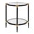 2020s Chadid Round Glass Side Table For Sale - Image 5 of 8