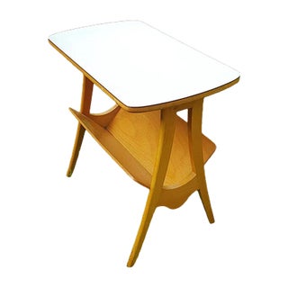 German Beech Magazine Rack from Ilse Möbel, 1950s For Sale