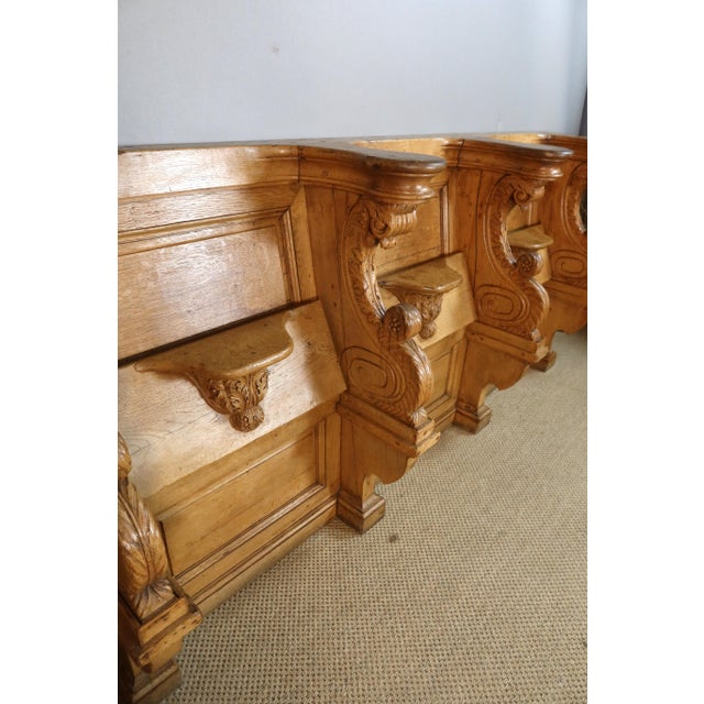 Antique Church Stalls, 1700s For Sale - Image 8 of 15