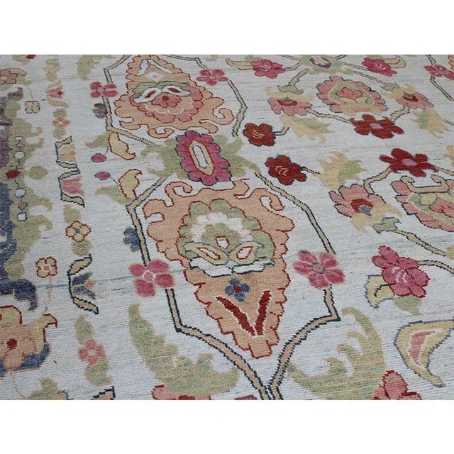 Handwoven Persian Sultanabad Area Rug 11’5″ X 16’3″ For Sale - Image 12 of 13