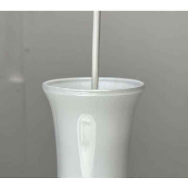 Vintage Danish Etude Glass Pendant Lamp by Michael Bang for Royal Copenhagen, Holmegaard, 1970s For Sale - Image 9 of 18