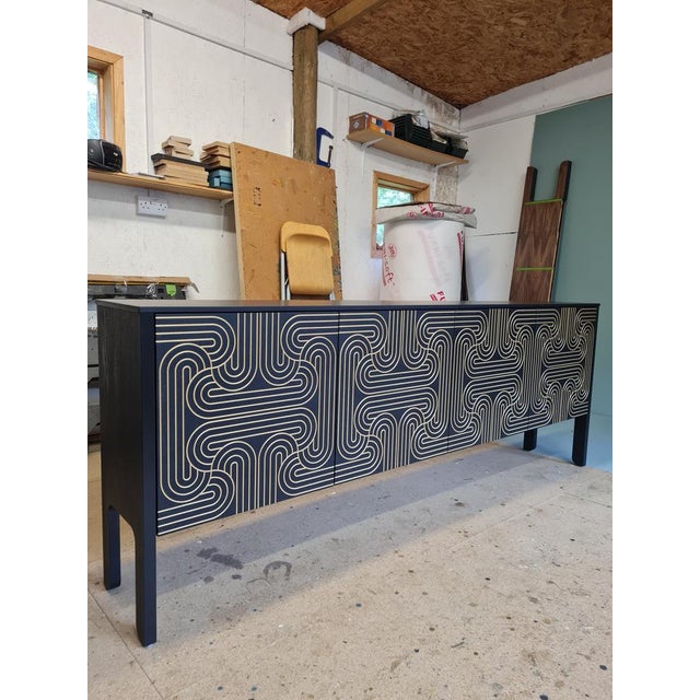 Four Door Loop Sideboard by Nell Beale For Sale - Image 9 of 14