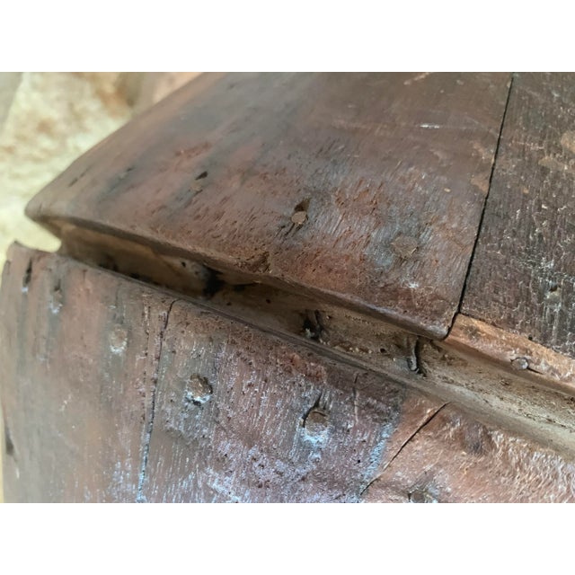 Wood Double Sided Late 19th Century English Industrial Factory Milliner's Felt Hat Mold Form Numbered With Patina For Sale - Image 7 of 12