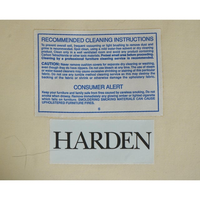 Harden French Louis XVI Loveseat & Ottoman For Sale - Image 17 of 18