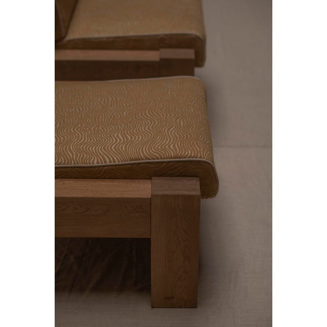 Brutalist Oak Easy Chairs, 1970s, Set of 2 For Sale - Image 11 of 16