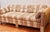 Fabulous Milo Baughman style vintage mcm tuxedo sofa. Features tufted cushions with a textured style fabric. Made by...