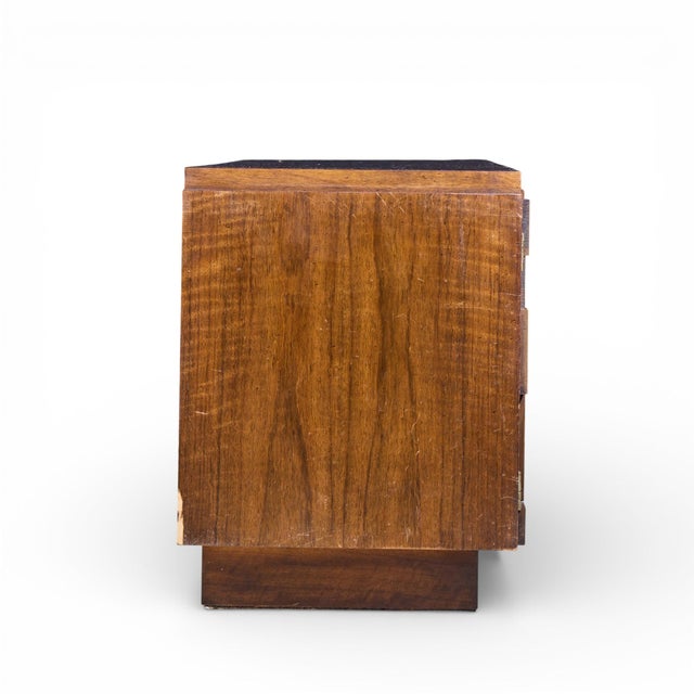 Lane Furniture Mid 20th Century Lane Staccato Brutalist Walnut Credenza For Sale - Image 4 of 11