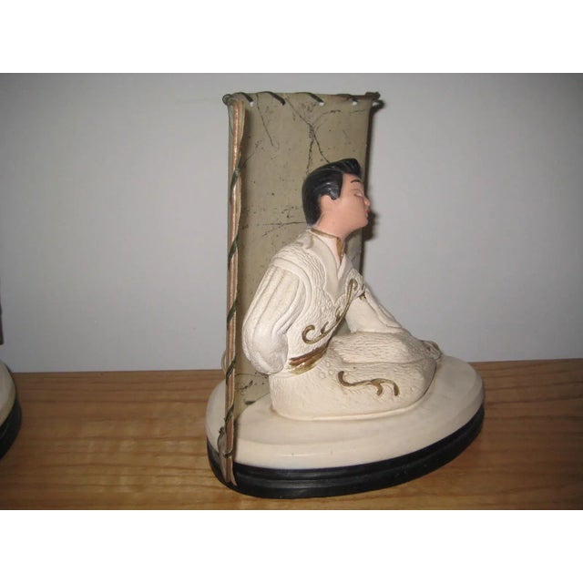 Mid-Century Dancer Table Lamps - Set of 2 For Sale - Image 6 of 10