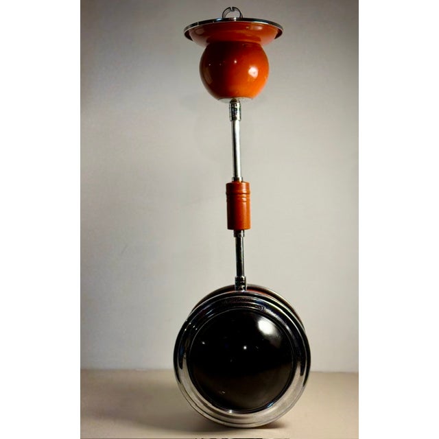 Belmet "Rollodor" Art Deco Rocking Smoking Stand, Chrome & Painted Metal, C. 1930s For Sale - Image 4 of 18