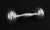 Mid-Century Tiffany & Co. Sterling Silver Barbell Baby Rattle Monogramed 3.5 In For Sale In Tampa - Image 6 of 9