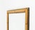 Gold Mid-Century Brass and Bamboo Wall Mirror in the style of Vivai del Sud, Italy, 1970s For Sale - Image 8 of 14