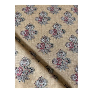 G P & J Baker bp10823.3.0 Poppy Paisley Ochre Fabric 2 Yards For Sale