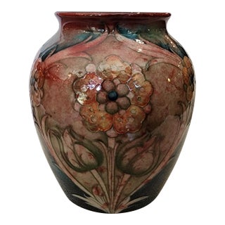 1920s Signed Arts & Ceramic Moreecraft Vase For Sale